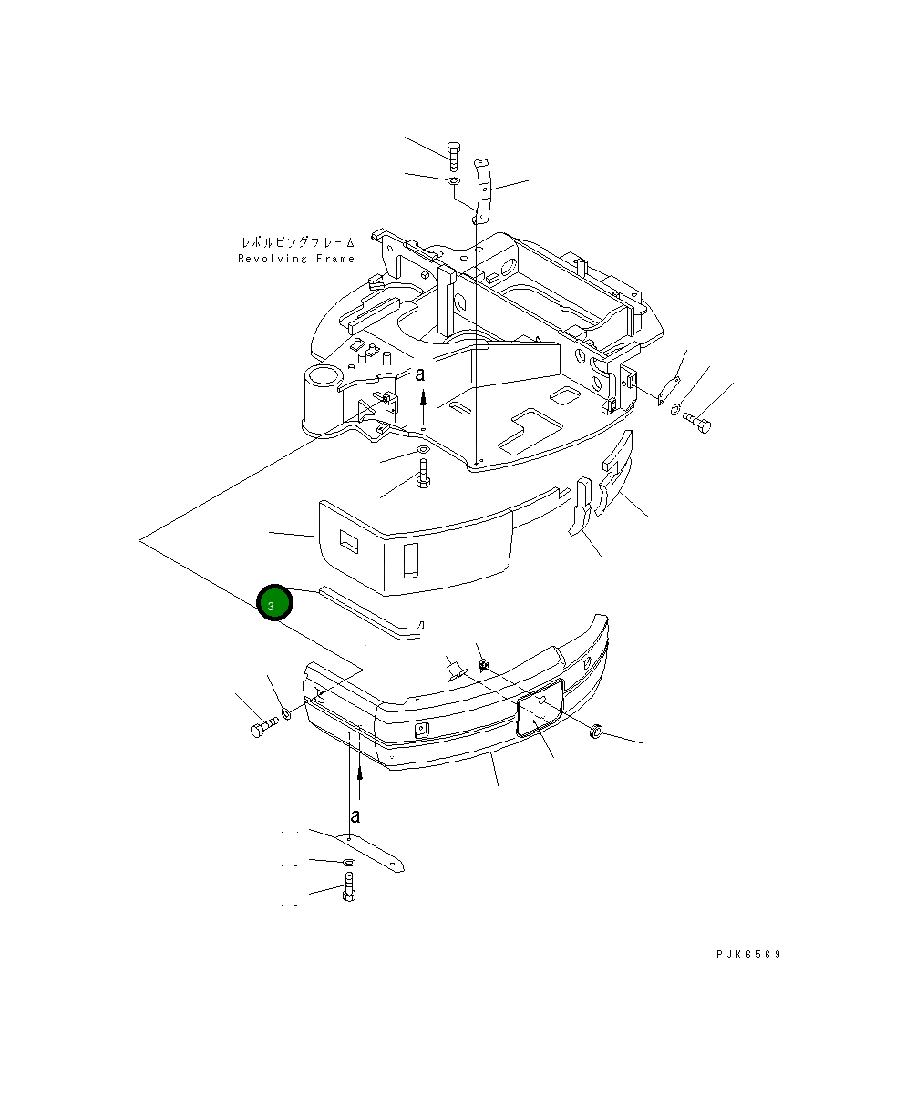 Лист 22F-54-11540 Komatsu