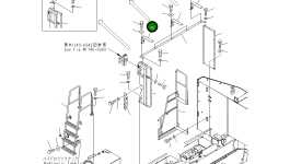 Кронштейн 21T-54-67291 Komatsu