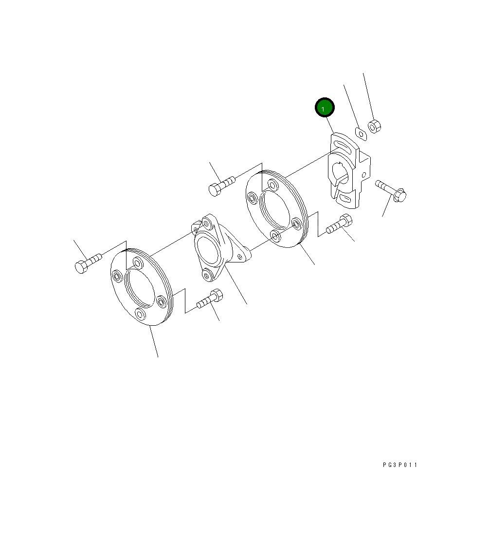 Муфта DK156630-0500 Komatsu