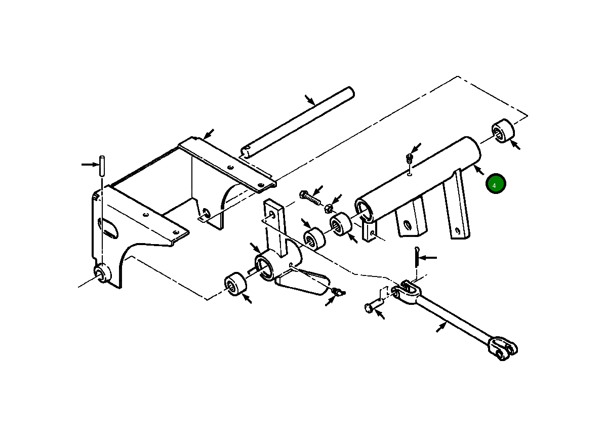 Коромысло замедлителя 740 517 C91 Komatsu