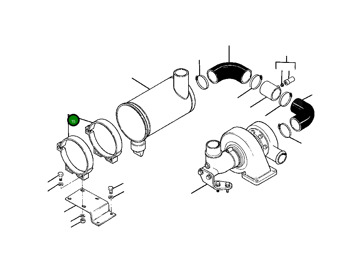 Лента очистителя воздуха 1232 703 H91 Komatsu