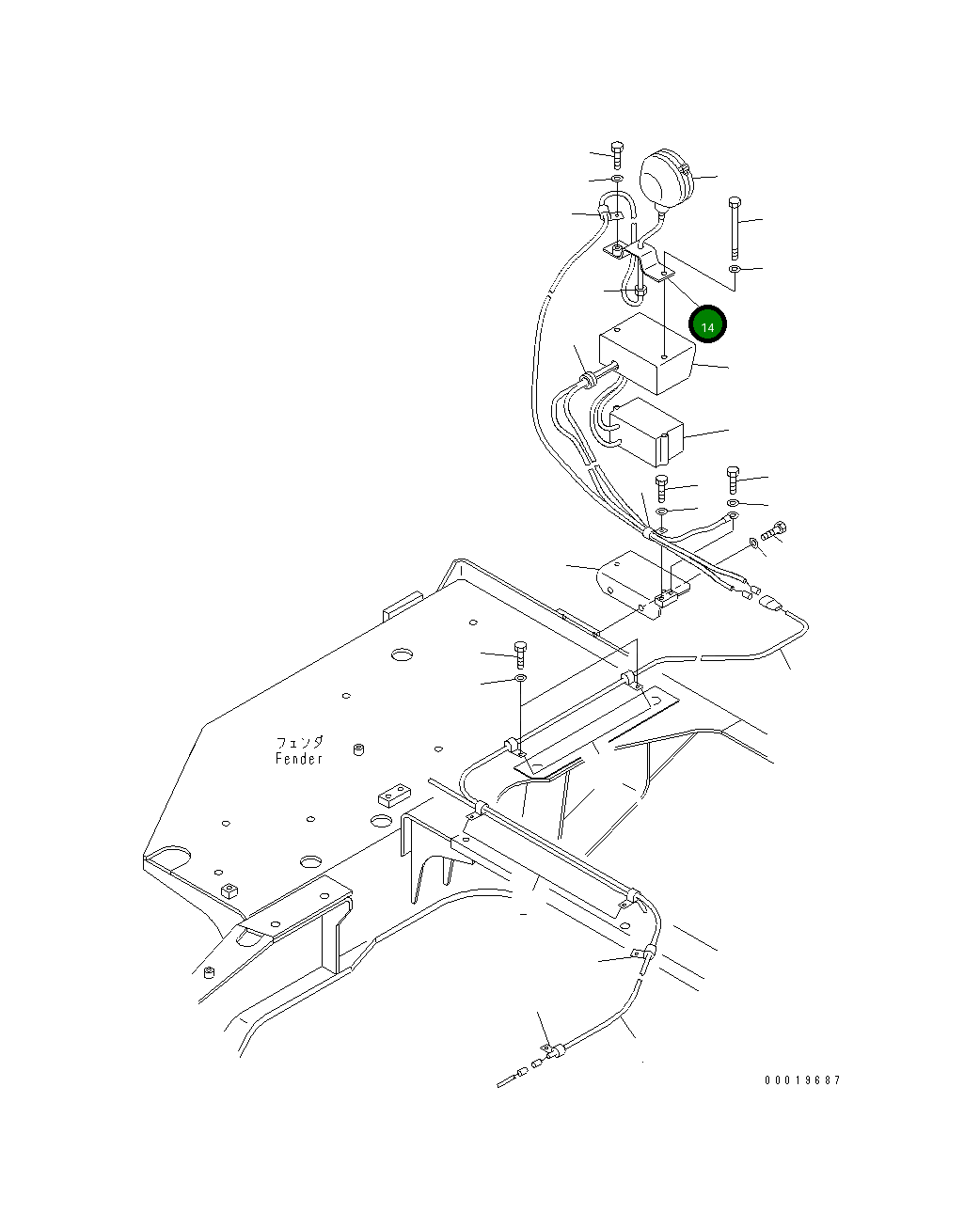 Кронштейн 176-06-42610 Komatsu