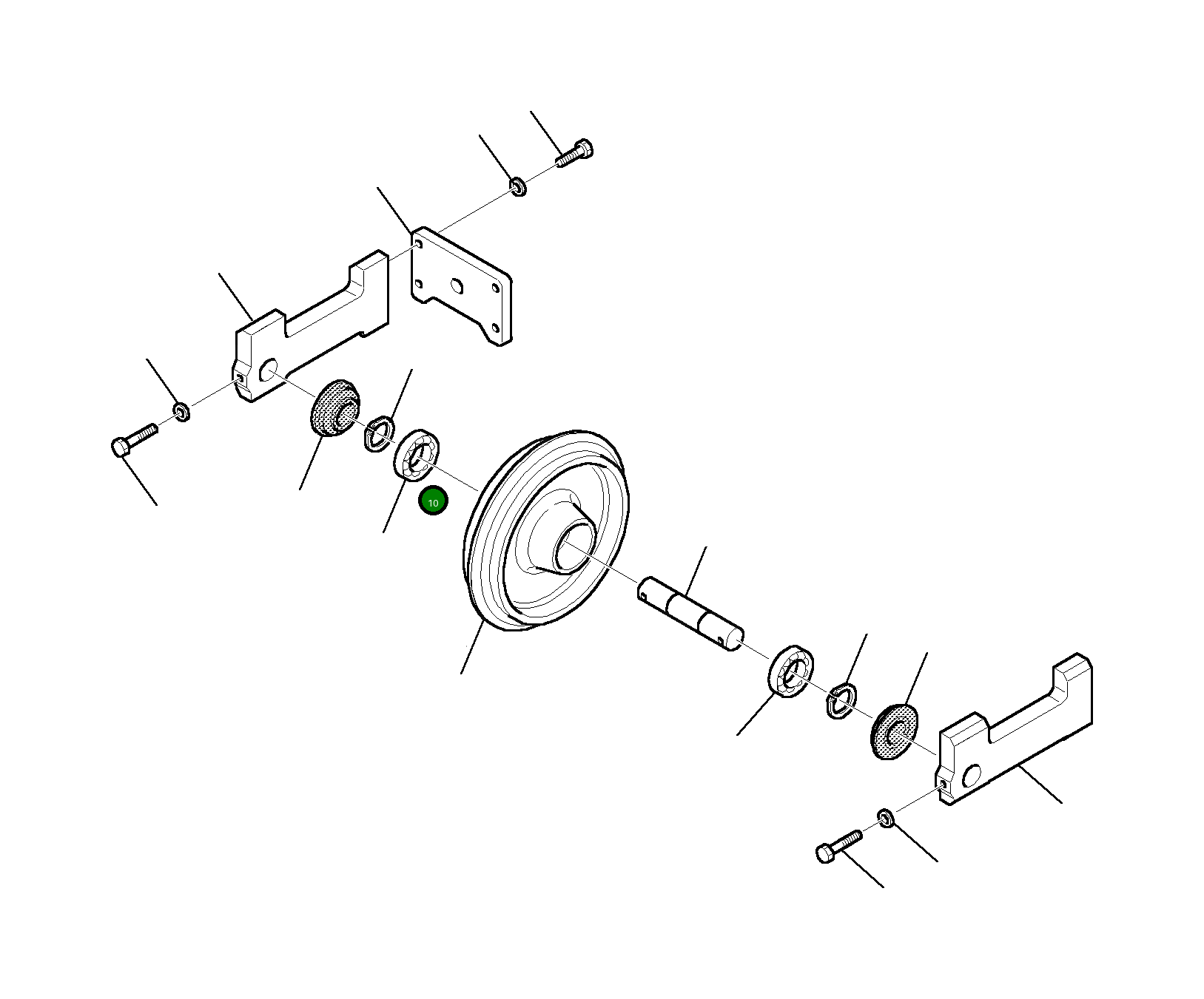 Опора 3F0527615 Komatsu