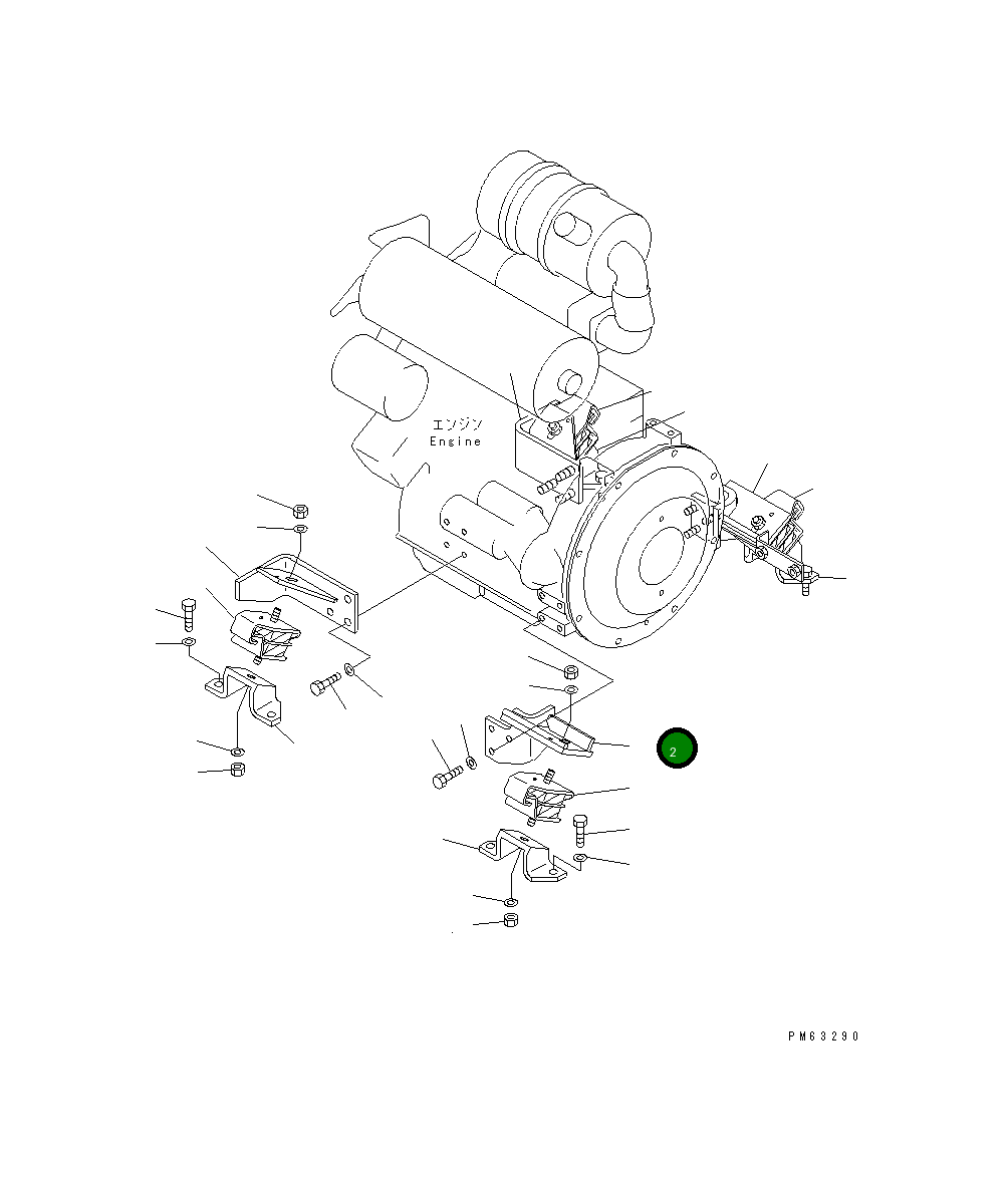Кронштейн 20N-01-81841 Komatsu