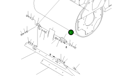 Кронштейн 258-10-49800 Komatsu