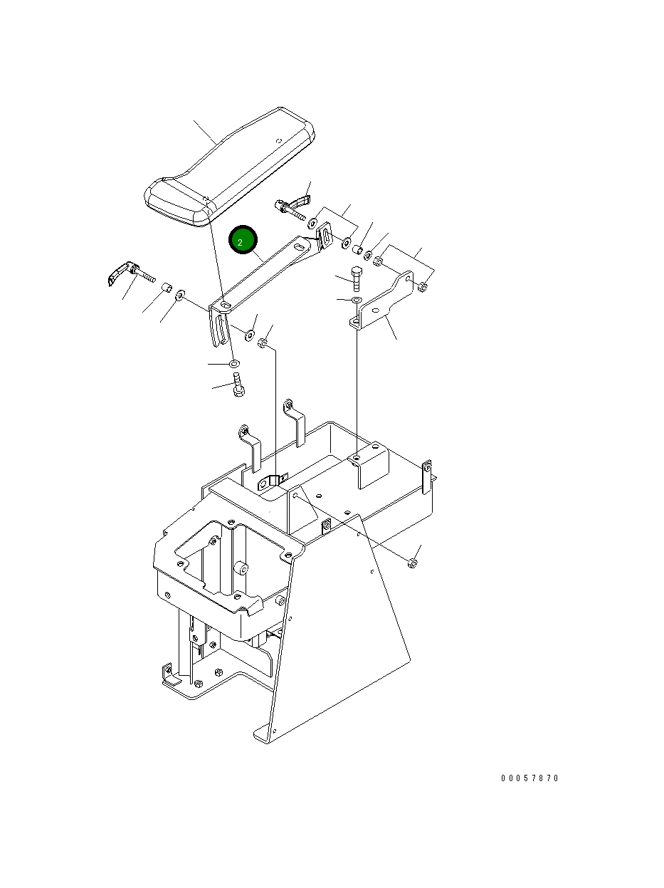 Кронштейн 423-S35-4321 Komatsu