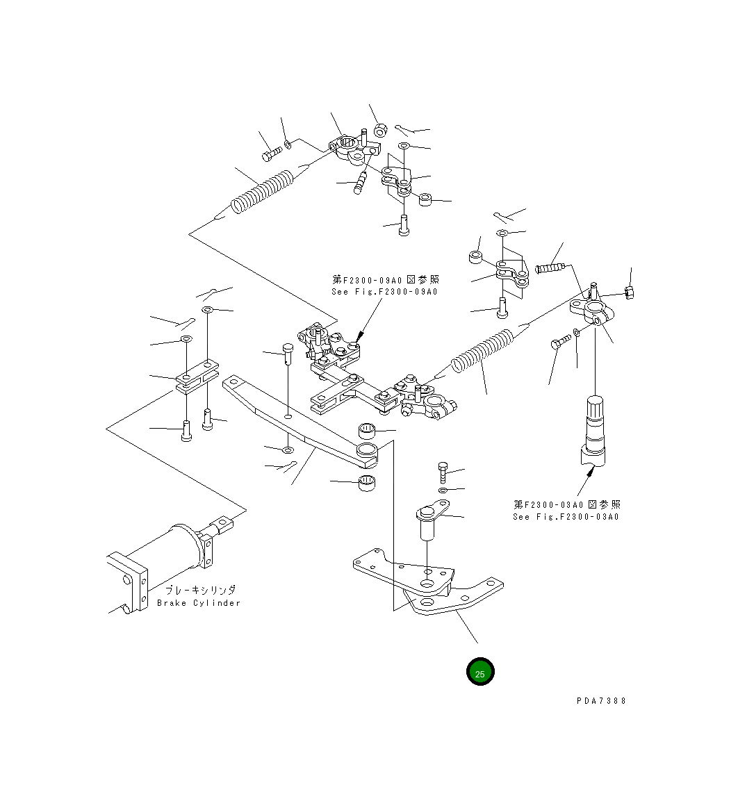 Кронштейн 124-43-52333 Komatsu
