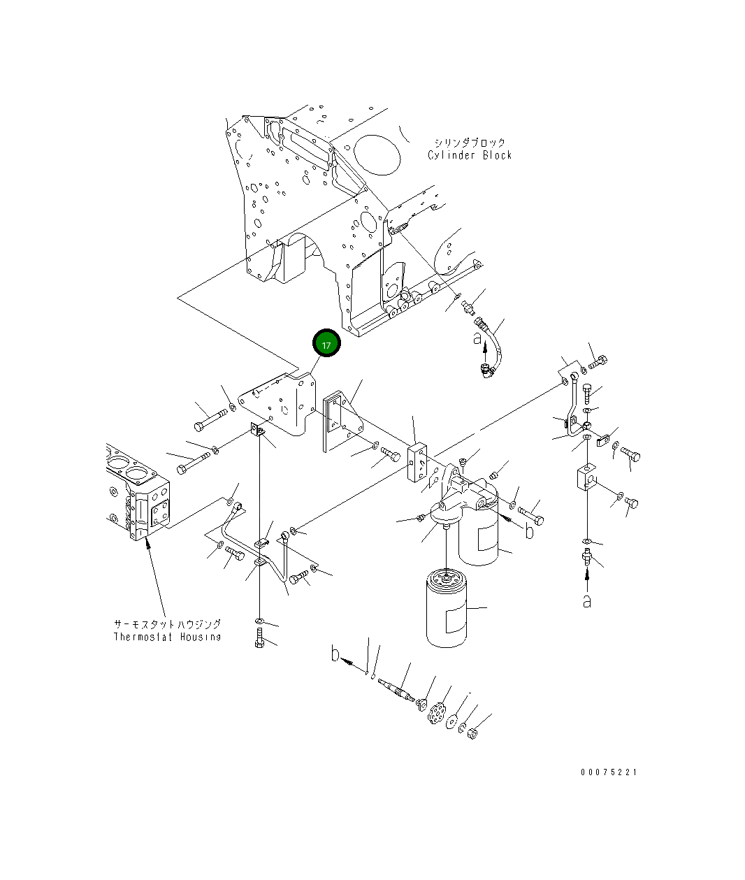 Кронштейн 6219-61-8670 Komatsu
