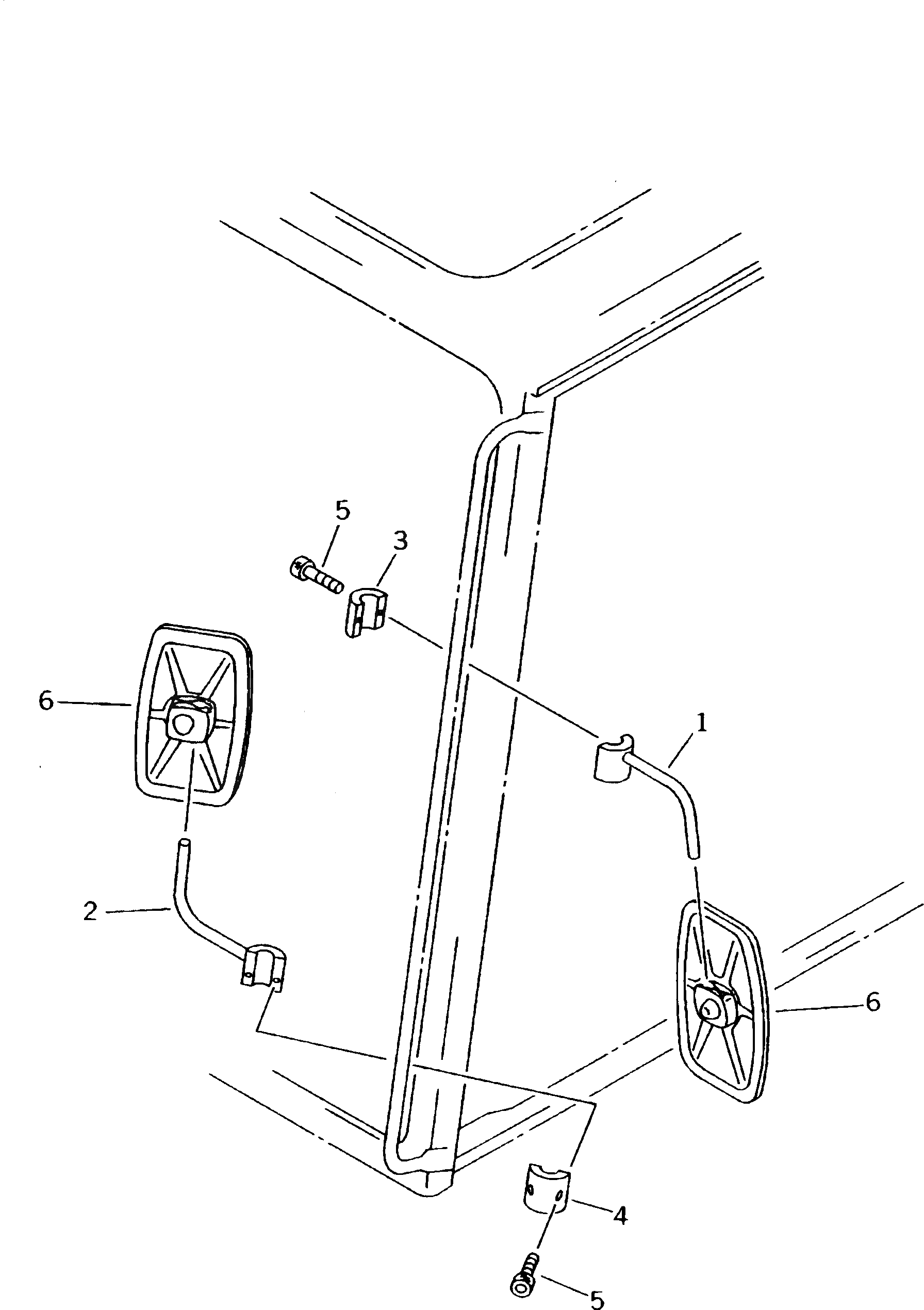 Опора 203-54-K1760 Komatsu