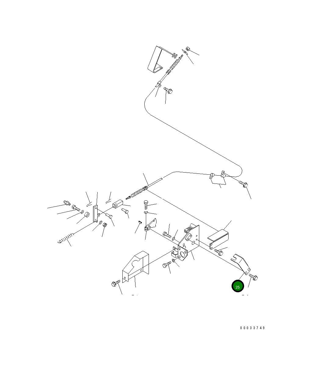 Кронштейн 567-43-73240 Komatsu