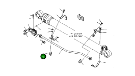 Клипса 0728323450 Komatsu