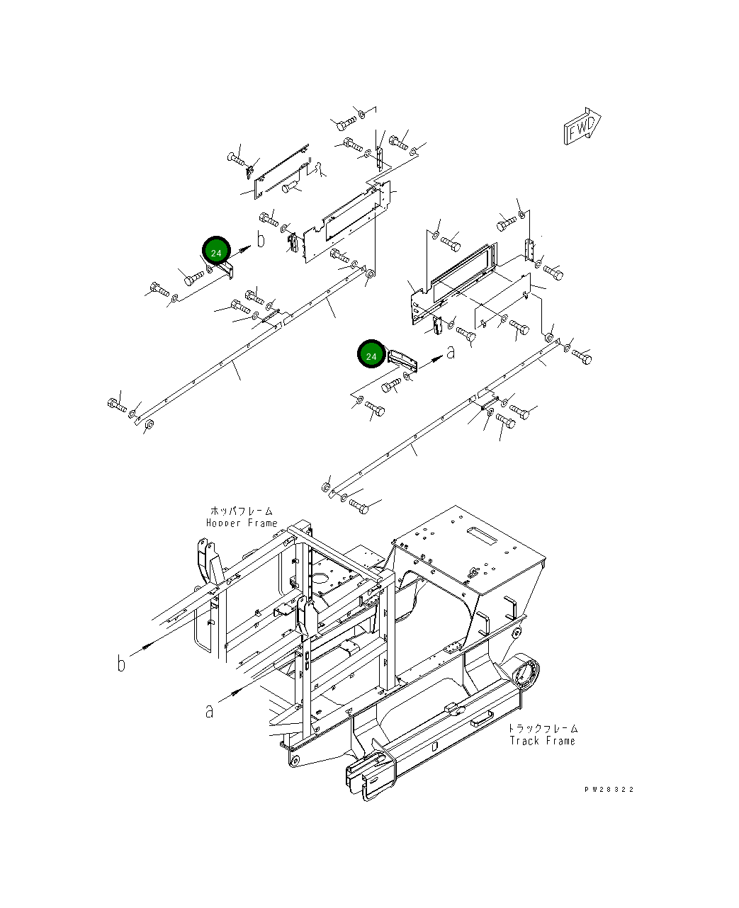 Кронштейн 8255-54-4691 Komatsu