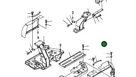 Кронштейн 124-54-64440 Komatsu