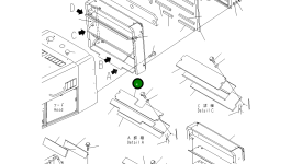 Лист 425-Z84-2591 Komatsu