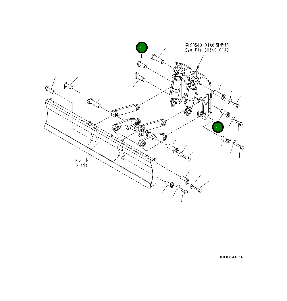 Палец 20G-910-3282 Komatsu