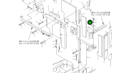 Лист 21P-54-K5180 Komatsu
