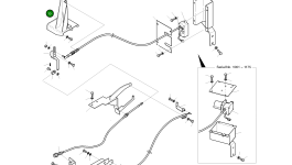 Кронштейн 2197-2327B Komatsu