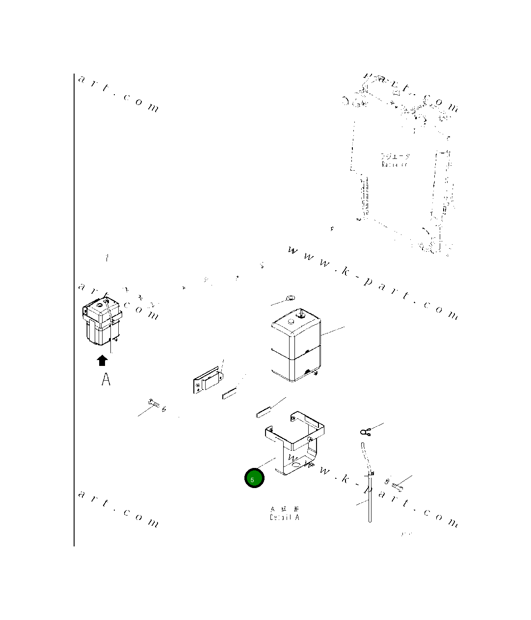 Кронштейн 421-03-51730 Komatsu