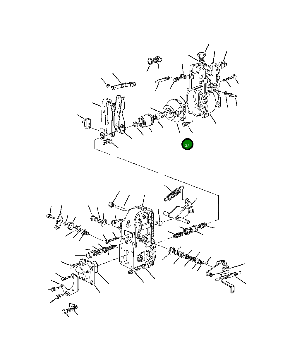 Маховик YMX15410-10020 Komatsu