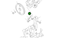 Кронштейн 6732-71-1620 Komatsu