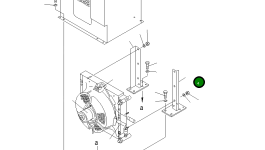 Кронштейн 23E-809-1220 Komatsu