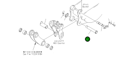 Палец 21X-70-23340 Komatsu