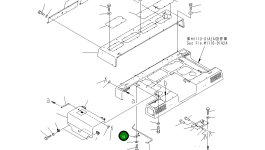 Кронштейн 21T-54-74240 Komatsu