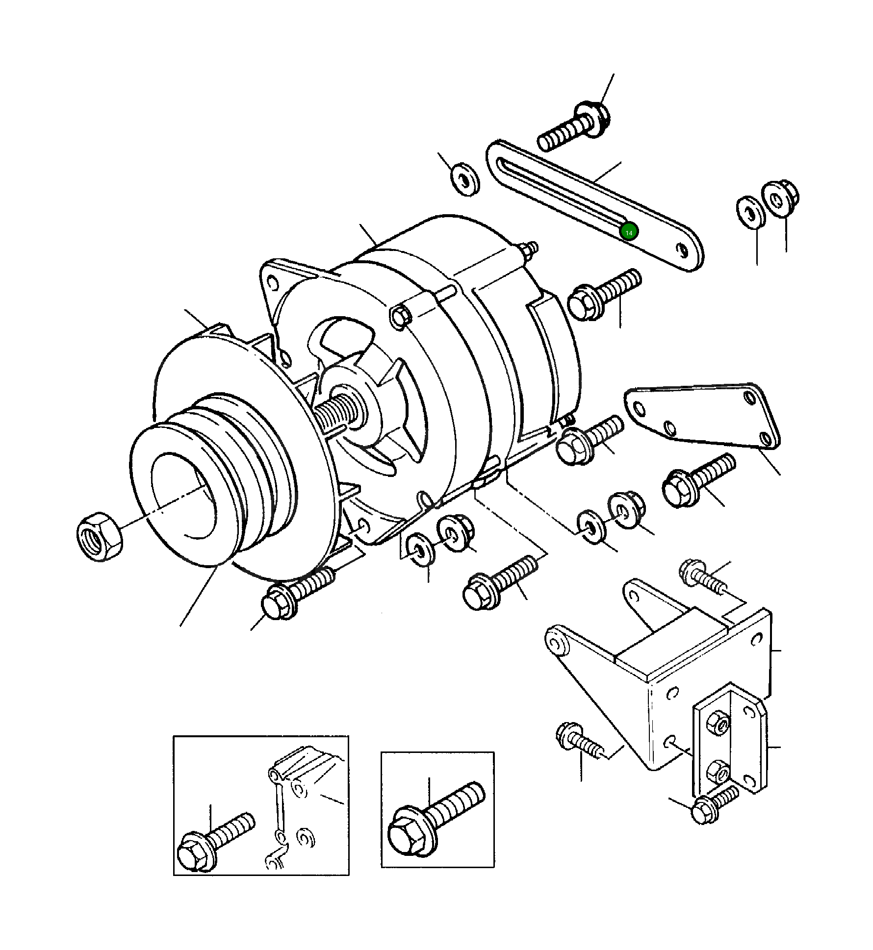 Кронштейн 6810-81-6160 Komatsu