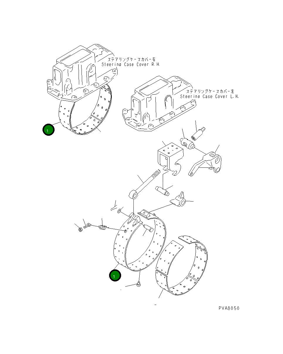 Лента тормоза в сборе 145-33-51200 Komatsu