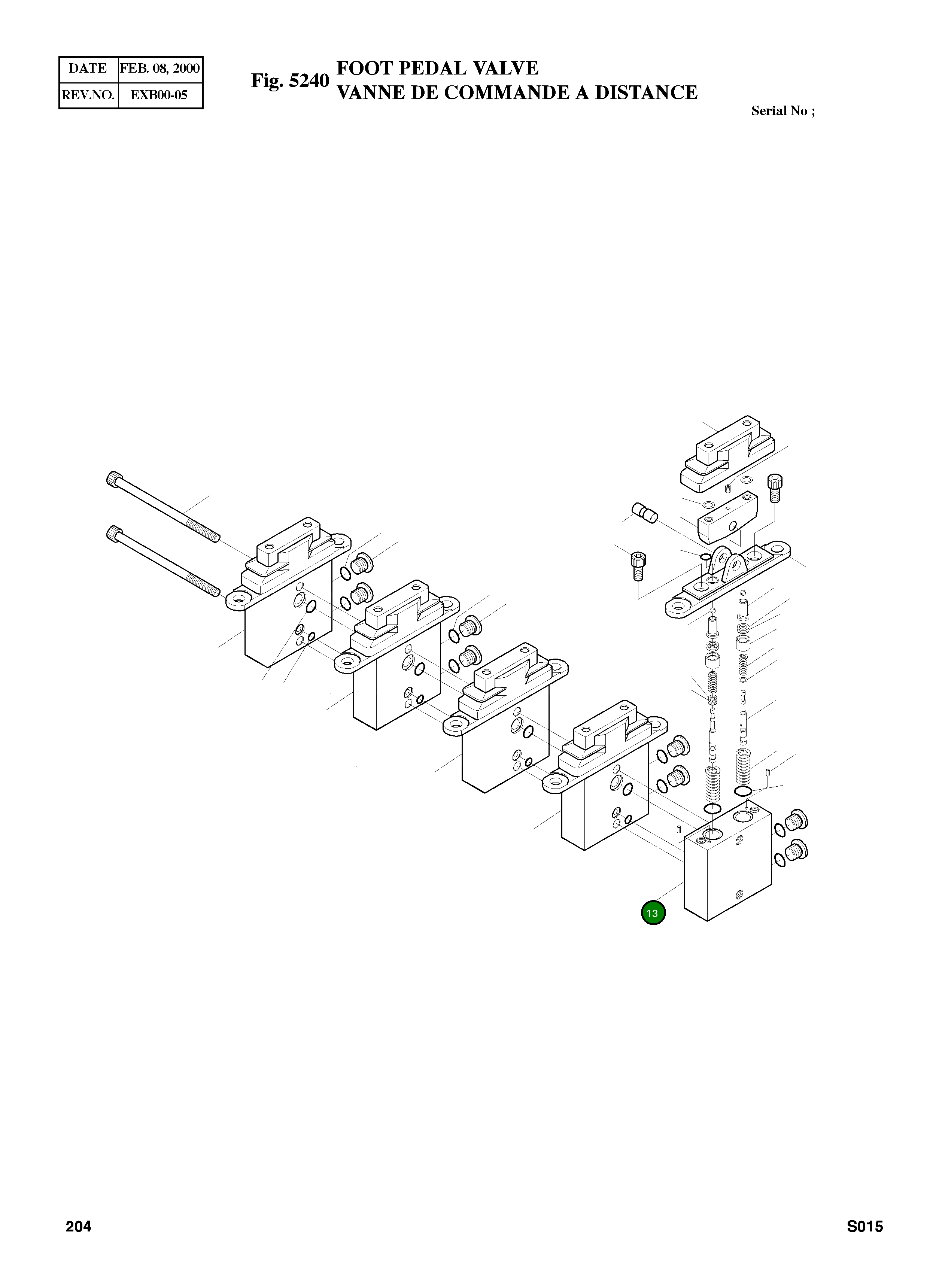 Корпус 07182-10200 Komatsu