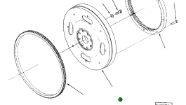 Маховик 6742-01-5007 Komatsu