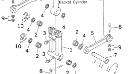 Палец 207-70-61230 Komatsu