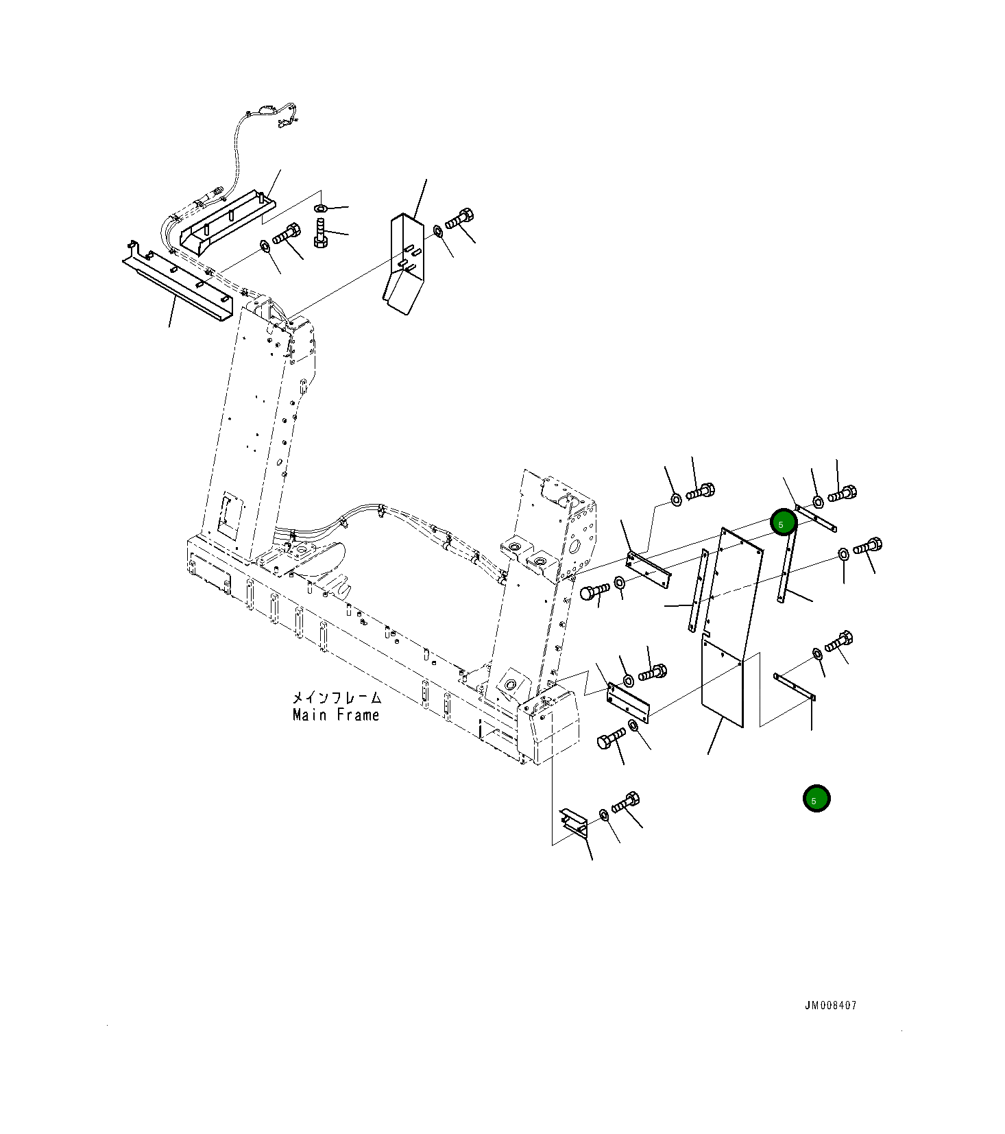 Кронштейн 561-95-85190 Komatsu
