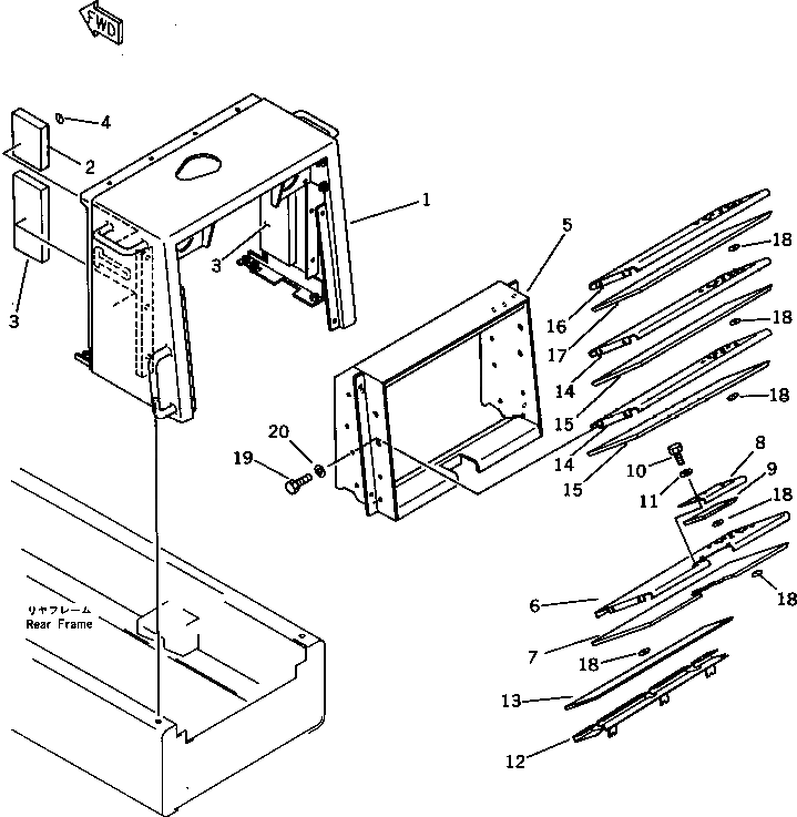 Лист 418-Z90-1351 Komatsu