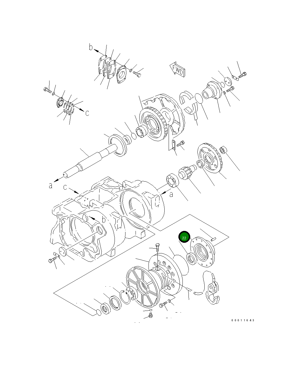 Клетка 101-Z61-1590 Komatsu