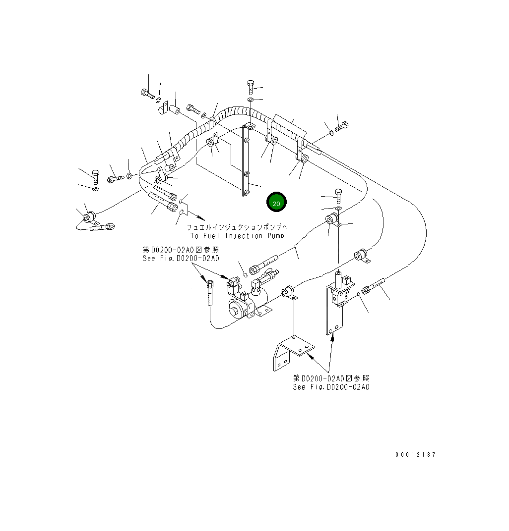 Кронштейн 198-911-8781 Komatsu