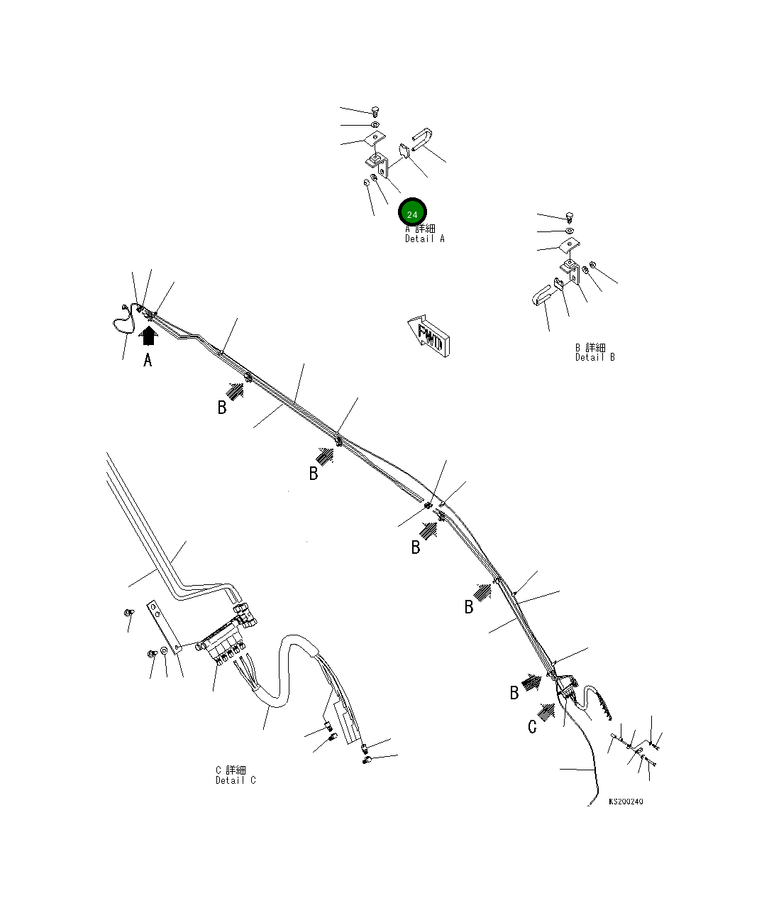 Кронштейн 20Y-62-K7312 Komatsu