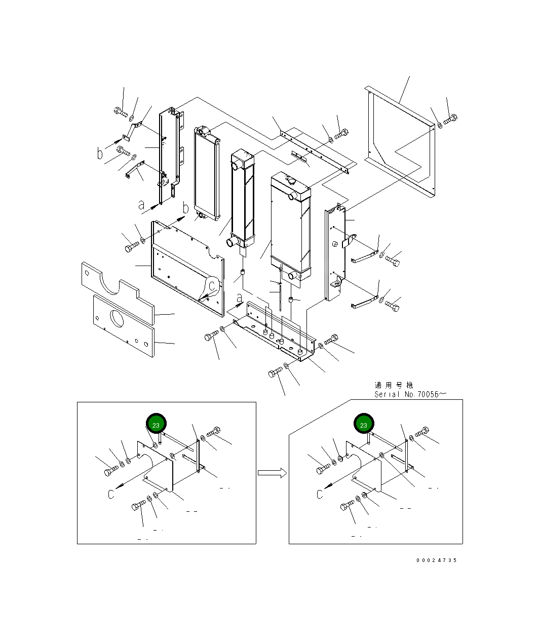 Кронштейн 418-03-31630 Komatsu