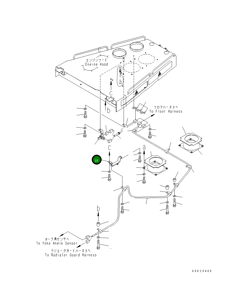 Кронштейн 198-54-77210 Komatsu