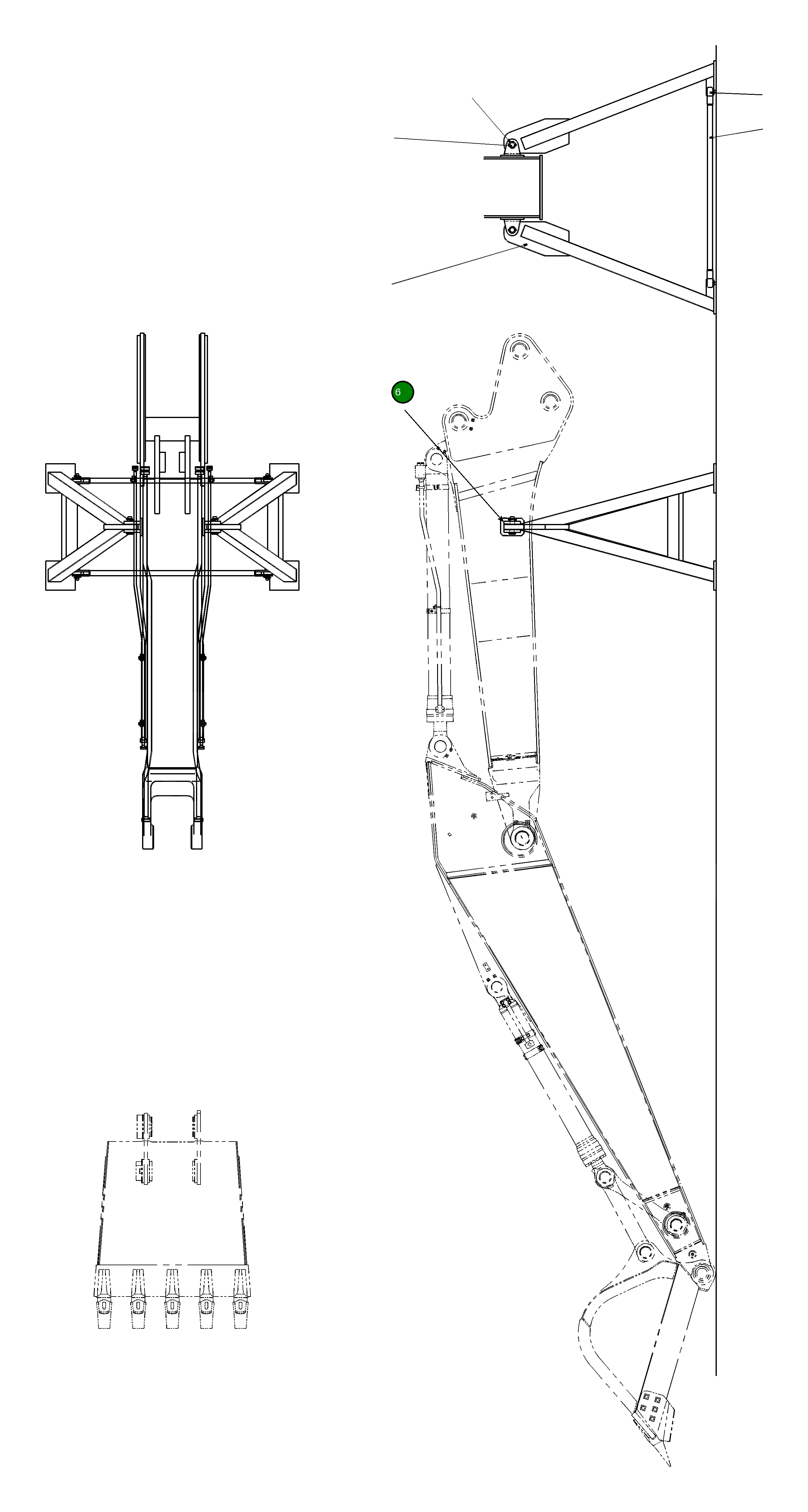 Кронштейн 207-818-KA30 Komatsu