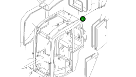 Отделка 20U-54-25161 Komatsu