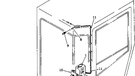 Кронштейн 21W-06-11580 Komatsu