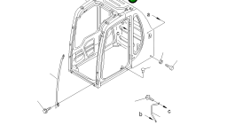 Кронштейн 201-54-73851 Komatsu
