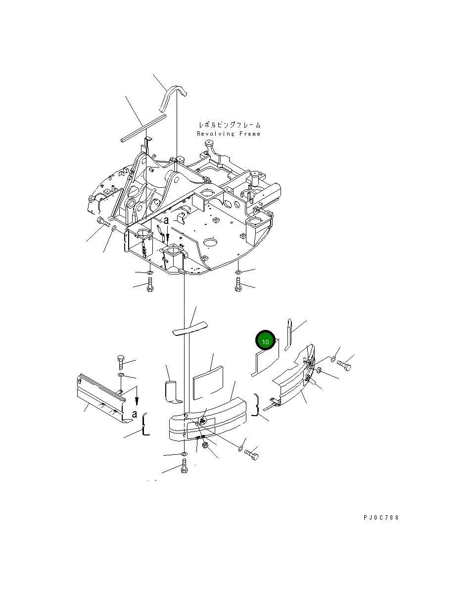 Лист 21W-46-38163 Komatsu