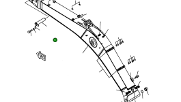Палец 207-70-61181 Komatsu
