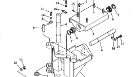 Палец 258-60-12612 Komatsu