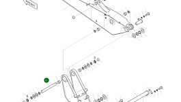 Палец 2123-4166 Komatsu