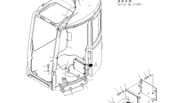 Клипса 22U-06-21650 Komatsu