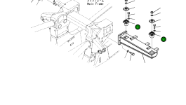 Кронштейн 569-54-82323 Komatsu