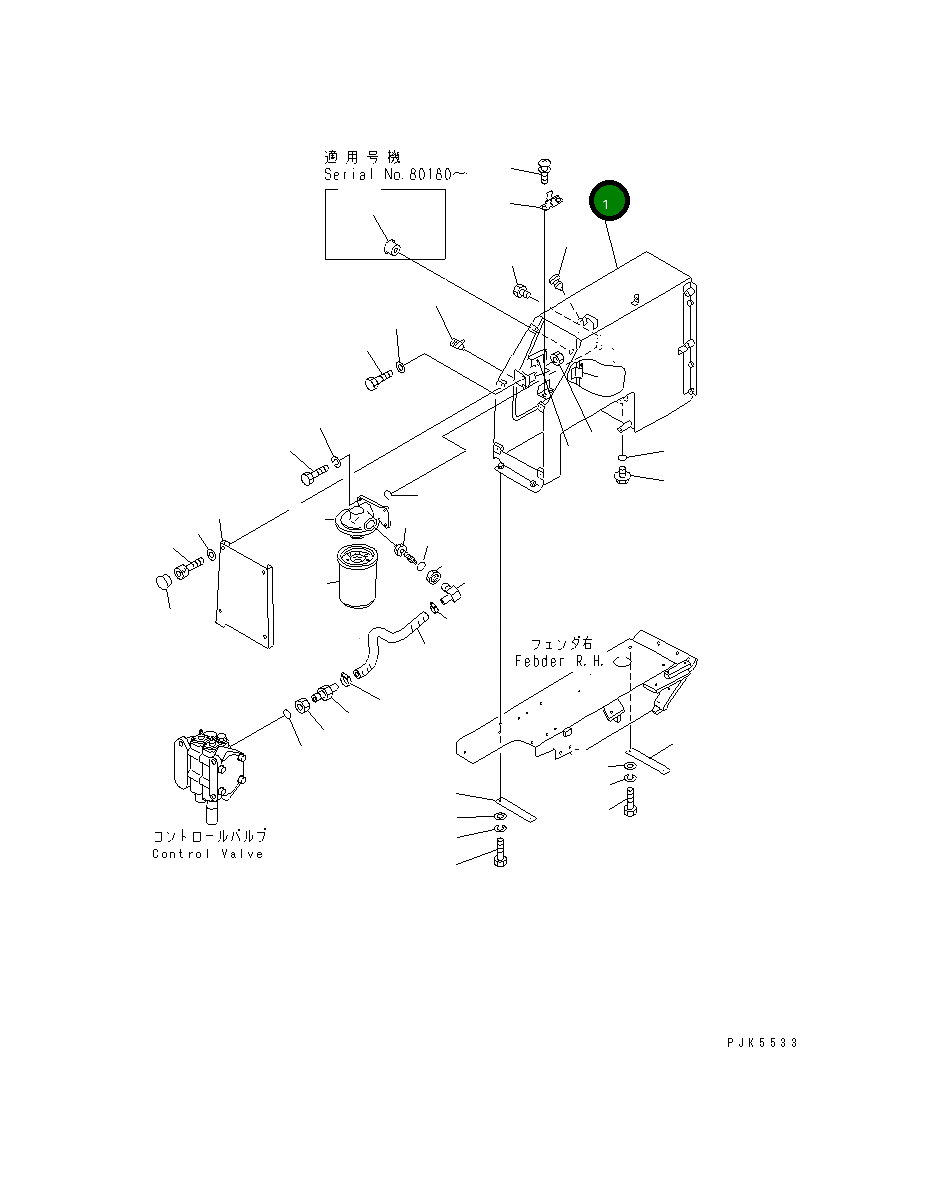 Корпус 104-54-39232 Komatsu